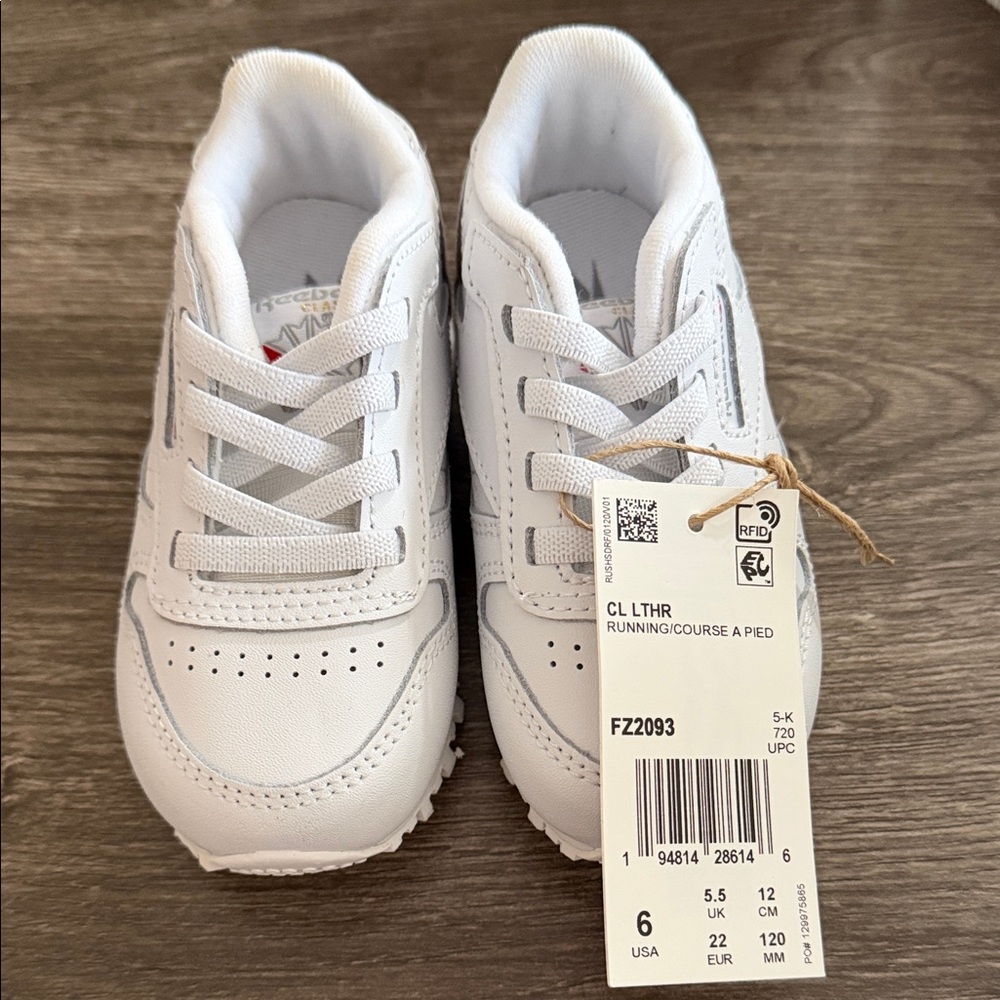 Reebok White Kids Sneakers
